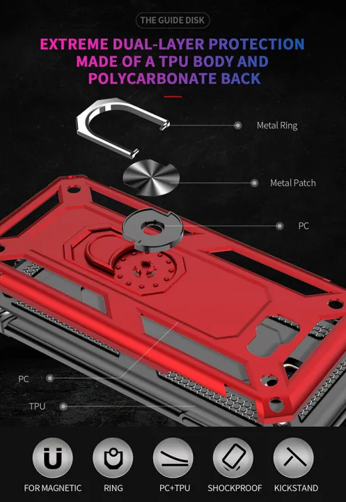 Lereach%20For%20Samsung%20Galaxy%20J4%20plus%20/J4%20Prime%20/J415%20/%20J4%20Core%20Mobile%20Phone%20Case%20TUP+PC%20Hard%20Ring%20Car%20Ring%20Bracket%20Shockproof%20Back%20Cover%20-%20Image%207