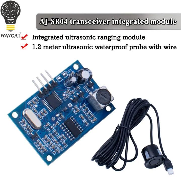 WAVGAT Waterproof Ultrasonic Module JSN-SR04T Water Proof Integrated ...