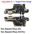 USB Charging Port Board Flex Cable Connector For Xiaomi Poco X3 M4 Pro M3 Redmi Note 7 8 8T 9S 9 10 10s 11 Pro 4G 5G Microphone. 
