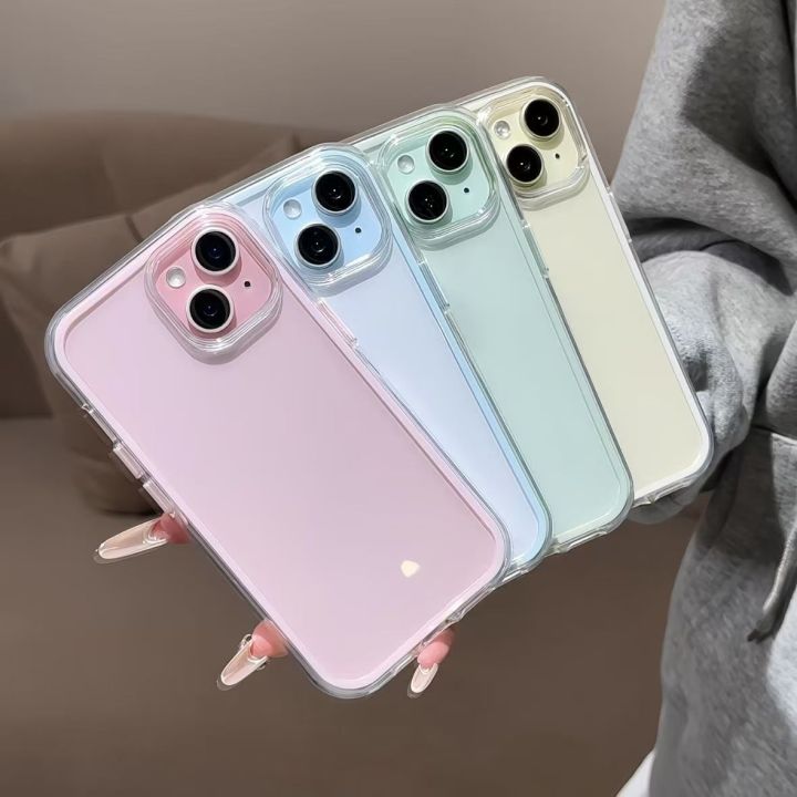 Luxury%20Candy%20Color%20Frame%20Clear%20Back%20Phone%20Case%20For%20iPhone%2016%2015%2014%2013%2012%20Pro%20Max%2011%2016PLUS%2016PRO%20Acrylic%20Shockproof%20Bumper%20Cover%20-%20Image%205