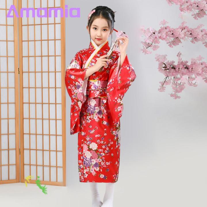 Exquisite%20Kimono%20Stunning%20Cherry%20Blossom%20Kimono%20for%20Girls%20Perfect%20for%20Cosplay%20School%20Performances%20Easy%20to%20Wear%20Japanese%20Style%20Kimono%20Dress%20-%20Image%204