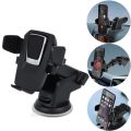 Phone Holder for Car Universal Silicone Sucker Cell Phone Car Mount Windshield Mobile Phone Holder Stand Suction Stick Dashboard (SSMH). 
