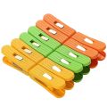 PLASTIC CLOTH CLIP (12pcs)Pack Plastic Cloth Clips Windproof Clothes Pin with Spring Household Clothespins Drying Rack Holder Drying Clothes Pin Set |infinity needs|. 