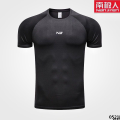 Treadmill gym loose quick-drying fitness clothes] men's spring and autumn short-sleeved Antarctic [summer short-sleeved sportswear]. 