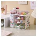 Cute Office Organizer Multifunction Storage Drawer Desktop Storage Box Multigrid Storage Box Cute Cloud Pen Container. 