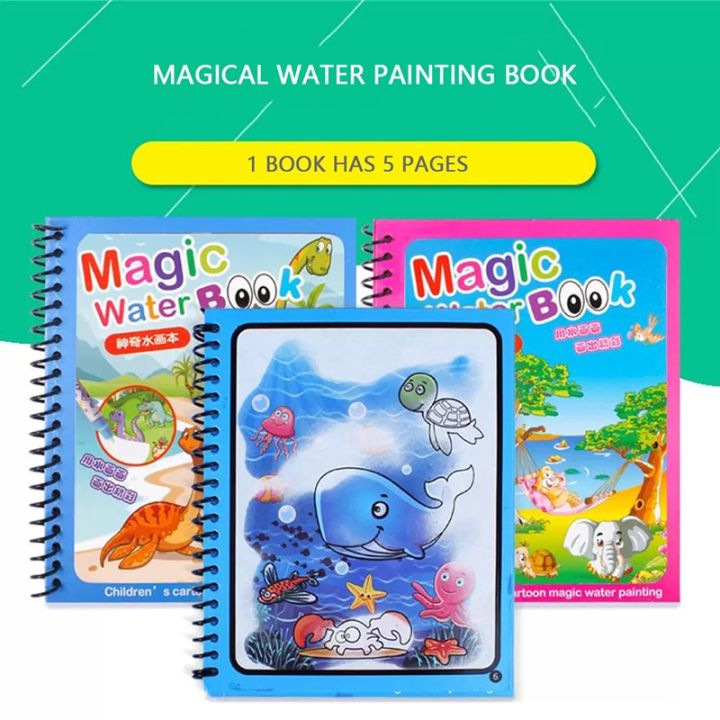 Water%20Book%20With%20Pen%20Doodle%20Painting%20Board%20Montessori%20Toys%20For%20Children%20Gift%20-%20Image%205
