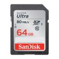 SanDisk Memory Card SDXC 64GB C10 80MB/s Read Speed UHS-I HD for (SDSDUNC-064G-ZN6IN). 