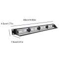 24-Port CAT6 Patch Panel Rackmount LAN Ethernet Metal Stamping Network Cable HGP. 