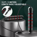 【Fast Delivery 1-4 day】Skipping Rope, Jumping Rope, Weighted Skipping Rope with Non-slip Handle, Speed Rope PVC, Adjustable Length of 9 Feet, Suitable for Aerobic Exercise Like Speed Training, Endurance Training and Fitness Gym. 