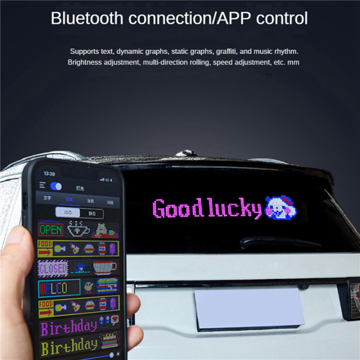 ICQURBT%202X%20LED%20Pixel%20Panel,USB%205V%20Flexible%20LED%20Module%20RGB%20Scrolling%20Text%20Animation%20Display,Bluetooth%20APP,16X32%20LEDs%207x17CM%20-%20Image%203