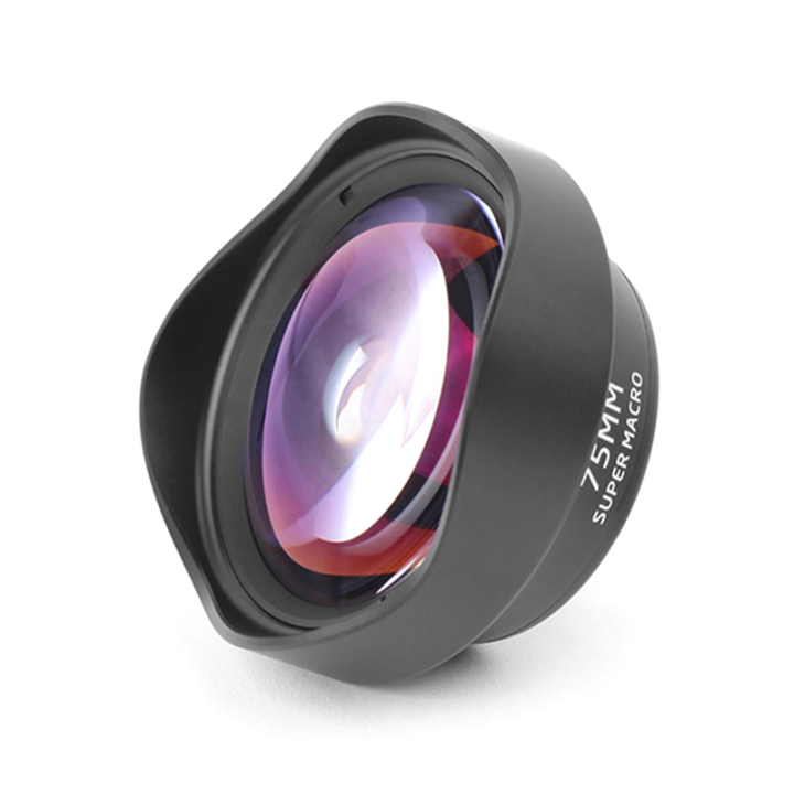 75mm Universal Macro Phone Lens Professional Camera Lens Clip for 15, 14, S20 Plus, ,