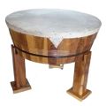 24/ 30 inch Banku Rabana with 3 wooden trunks (Stands) බංකු රබාන Traditional percussion instrument for played at festive occasions by two or more people රබන්. 
