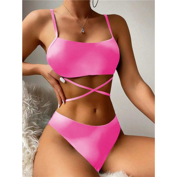 Women%203%20Piece%20Swimsuits%20Bathing%20Suits%20Tie%20Dye%20Self%20Tie%20High%20Waisted%20Bikini%20with%20Coverup%20Beach%20Skirt%20Sarong%20-%20Image%205