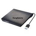 Dengfeierru Optical Drive Case USB 3.0/USB 3.0 + Type-C 9.5mm/12.7mm Slim DVD Original External Enclosure SATA To USB CD ROM ODD Case Box for Laptop. 
