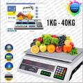 Price Computing Scale Dual Display 40kg. 