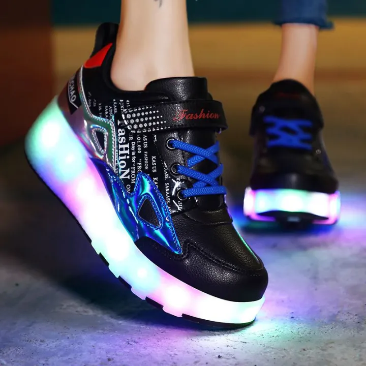 Heelys%20Boys%20and%20Girls%20Double%20Wheel%20Invisible%20Skate%20Shoes%20Teenagers%20and%20Children%20the%20Skating%20Shoes%20Students%20Skates%20Boys%20-%20Image%204