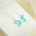 Colorful Necklace Delicate 2 pcs/Set Alloy Pendant Butterfly necklace for Daily wear Friendship gift Couples gift Party accessory Fashion statement Gift Fashion Party Friendship token. 