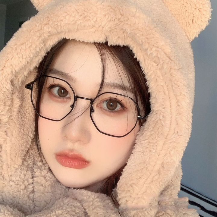 Art%20Retro%20Unisex%20Polygon%20Anti%20Blue%20Light%20Glasses%20Metal%20Frame%20Flat%20Ocular%20Fashion%20Comfortable%20Transparent%20Spectacle%20For%20Women%20Men%20-%20Image%204