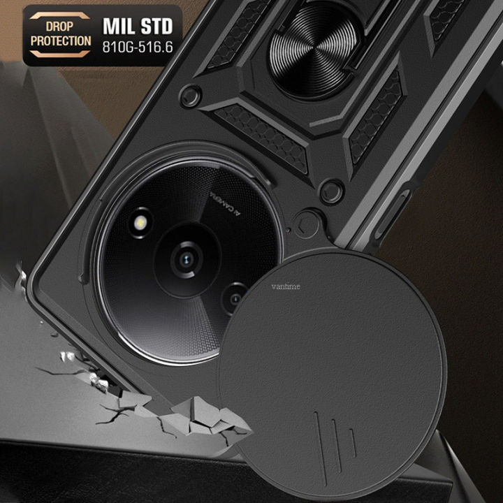 Vantime%20for%20Xiaomi%20Redmi%20A3%20A3X%20Case%20Hard%20Sliding%20Lens%20Protect%20Stand%20Holder%20Back%20Cover%20-%20Image%204