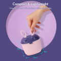 150ml Baby Formula Dispenser Travel Baby Milk Powder Container with Scoop Leveller Carry Handles Storage Container for Snacks Nuts Candy for Infant Toddler Kids. 