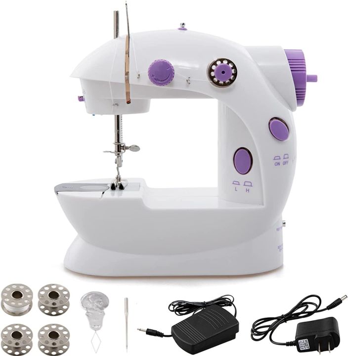 Sewing Machine Mini Sewing Machine - Mini Handheld Sewing Machines Dual Speed Double Thread Multifunction EU/US/UK Electric Automatic Tread Rewind Sewing Machine - Handheld Sewing Machine