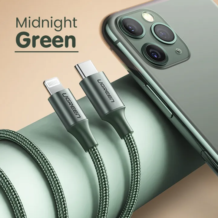 UGREEN%20USB%20C%20to%20Lightning%20Cable%20Nylon%20Braid%20MFi%20Certificate%20for%20iPhone%2013,12,%2012%20Pro,11%20/iPhone%2011%20Pro%20/XS%20Max%20X%208%2020W%20PD%20Fast%20Charger%20Data%20Cable%20for%20Macbook%20Pro,%20Air,%20iPad%20Pro%202020,2018%20USB%20C%20Cord%20-%20Image%205