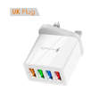 4 in 1 FAST USB Charger Quick Charge EU or UK Plug. 