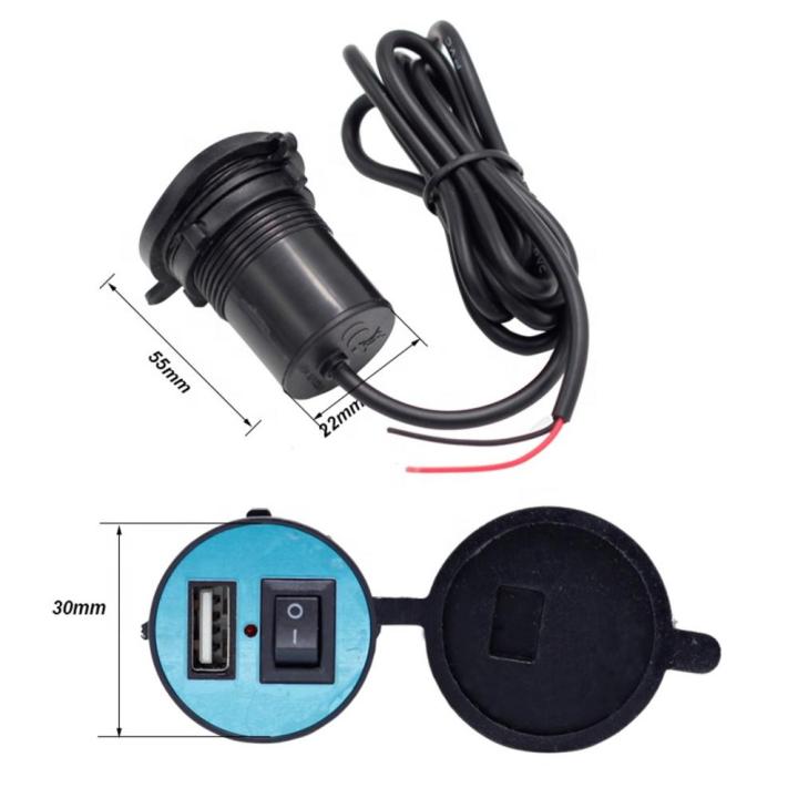 Vibration%20Resistant%20Waterproof%20Usb%20Adapter%20Portable%20Motorcycle%20Usb%20Charger%20Fast%20Charging%20for%20Electric%20Bike%20Car%20Outdoor%20Riding%20-%20Image%202