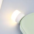 ZK50 USB Night Light Warm Light LED Small Round Light Portable Mini Eye Protection Atmosphere Light Plug-in Night Light. 