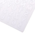 Crystal Epoxy Resin Mold Alphabet Letter Number Pendant Casting Silicone Mould. 