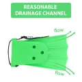 Kids Adults Adjustable Fins Swimming Diving Swimming Fins - Green, S: 25-30. 