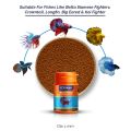 Intan Growel Betta Pellets 27g (1mm Floating) Highly Nutritious Ornamental Fish Food For Betta Siamese Fighters, Crown Tail, Longfin, Big Eared & Koi Fighter - All Life Stages Fish Feed. 
