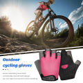 Cycling Bike Gloves High-quality Half Finger Cycling Gloves with Fastener Tape for Shock Absorption Anti-slip Breathable Sports Bike Gloves for Riders Sport Gloves. 