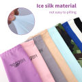 Summer Ice Silk Long Sleeves Anti-Sunburn Arm Cover Men Women Anti-UV Arm Fingerless Sleeve. 