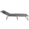 Sleeping Cot Alloy Waterproof Outdoor Camping Bed for Beach. 