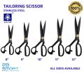 QX YUN High Quality Tailoring Scissor in ALL SIZES 8", 9", 10", 11", 12" / Professional Tailoring Shear / Genuine high Quality Scissor for sewing cloth cutting sewing parts tools and accessories. 