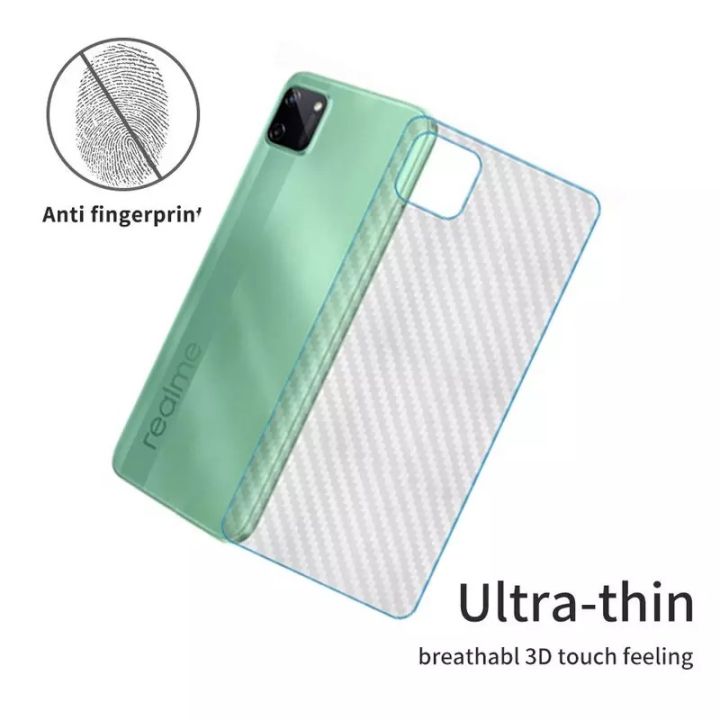 Ultra Thin Clear Slim Fit Transparent Carbon Fiber Film Phone Case