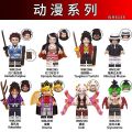 【Cheap】Compatible with LEGO Demon Slayer Figures: Tanjiro Kamado, Nezuko, Butterfly Ninja, Infinity Train Building Blocks Toys. 