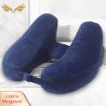 SuperRide Head Rest Pillow with Patent Valve Long Trip Inflatable Cervical Spine Pillow. 