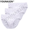 Gentlemange 3 Pieces Men Big Size White Underwear Cotton Panties Shorts UndHot Sellingerpants Undies Briefs Wedding Gifts L XL 2XL 3XL 4XL 5XL 6XL 7XL. 