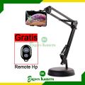 S77 Stand Holder Hp Meja Fahrenheit / Holder Handphone / Dudukan Hp Meja 201 Holder Overhead Tripod Lazypod Hp Tongkat Hp Stand Holder Hp Berdiri 360° Rotating Tongsis MultiFungsi Cantilever Stand Remote Hp Bluetooth. 
