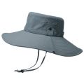 【HUT】 12Cm Brim Waterproof Buckets Hat For Men Summer UV Protection Sun Hat Outdoor Hiking Fishing Cap Fashion Panama Unisex Hat. 