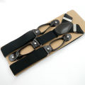 【ALLGOOD】 Men Button Hole Suspenders Y-Back Adjustable Tuxedo Suspenders Elastic Strap. 