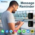Wenefang LAXASFIT H9 Smartwatch Dial to Answer Calls Calorie Tracking Profesional Heart Rate Blood Oxygen Monitoring Bluetooth Smart Watch. 