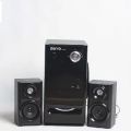 Den-B 2.1 Bluetooth Speaker System with 2 Speakers Surround Sound with Remote Control Black Den B. 