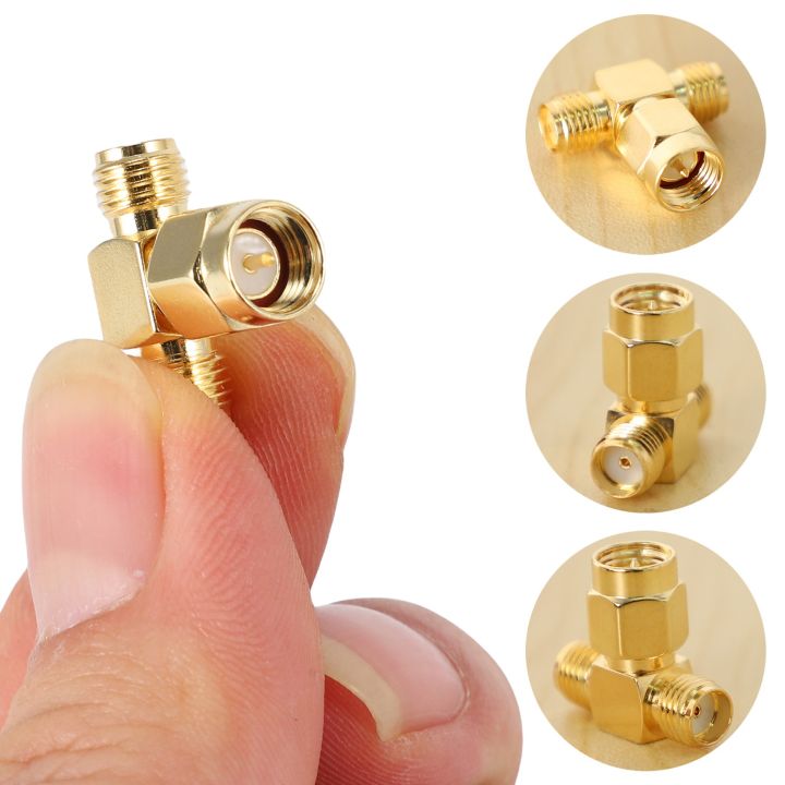 SMA%20Male%20to%20Two%20SMA%20Female%20Triple%20T%20RF%20Adapter%20Connector%203%20Way%20Splitter%20NEW%20-%20Image%207