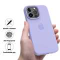 Luxury High Quality Light Purple Silicone Case for iPhone 14Promax, 14Pro,14Plus, 14, 13Pro max,13pro,13,12promax,12pro,12. 