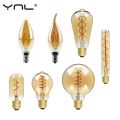 Retro LED Spiral Filament Light Bulb E14 E27 Vintage LED Bulb 220V 4W C35 A60 T45 ST64 G80 G95 G125 Led Lighting Edison Lamp. 