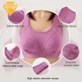 Comfortable Women Bra Stylish Comfortable Women's Jacquard Hollow Sport Bra with Beauty Back Wire Free Push-up Full Cup Perfect for Active Lifestyle Women Bra. 