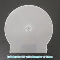 1/3PCS Transparent Plastic Single Piece Round Disc Case CD Case CD DVD Disc Box. 